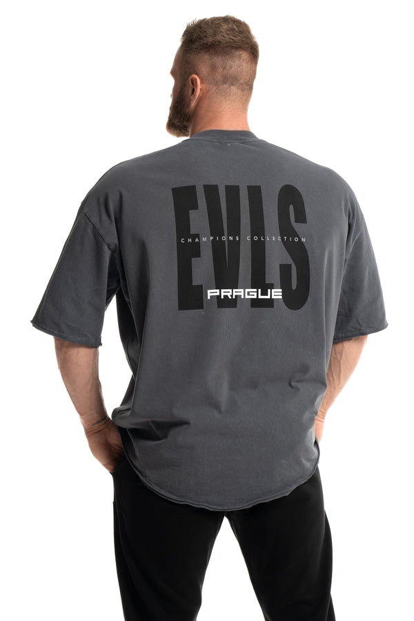 EVLS x TIMME Oversize tričko Washed Champions