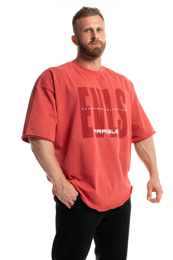 EVLS x TIMME Oversize tričko Washed Champions