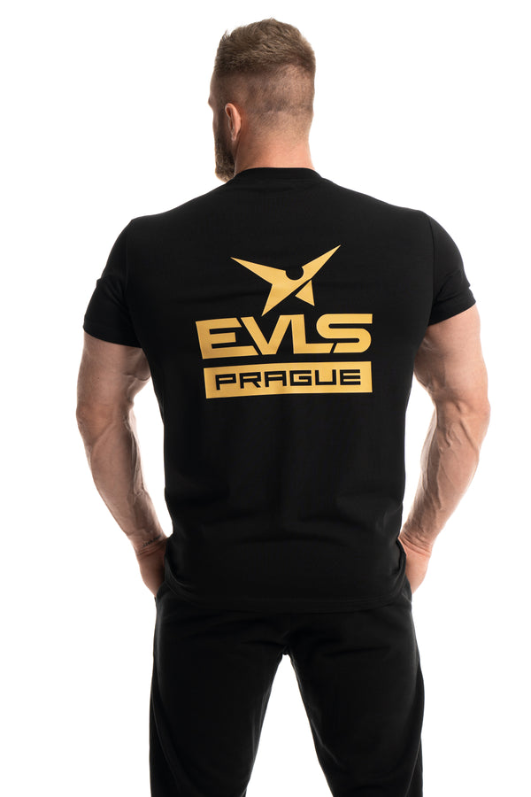 EVLS x TIMME Pánské tričko se zlatým potiskem
