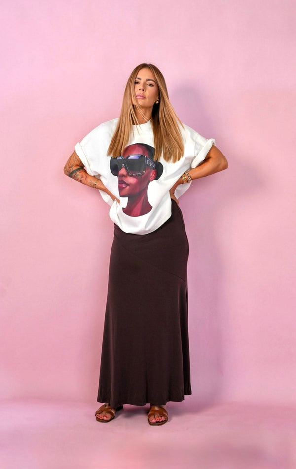 D.N.A Unisex Oversize Tričko GLASSES