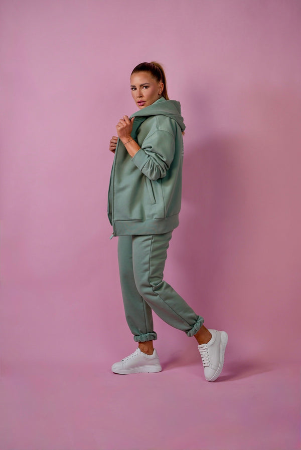 D.N.A Dámská mikina se zipem a kapucí EST.2023